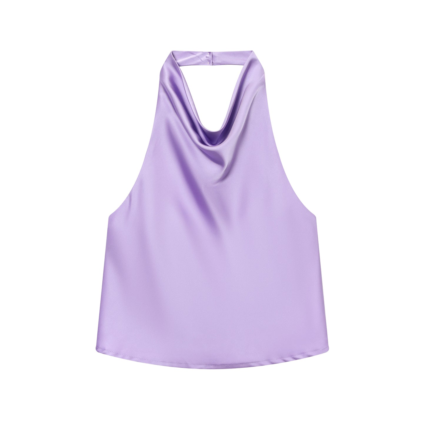 TFMLN 2025 Women Sexy Halter Top Spring Summer Sexy Backless High Street Waistcoat Female Fashion Solid Elegant Halter Neck Tops