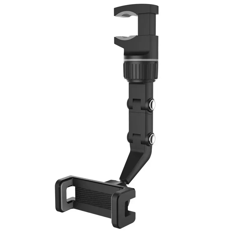 360 Degree Rotatable Universal Car Phone Holder Multifunctional Auto Rearview Mirror Seat Hanging Clip Bracket Cell Phone Holder