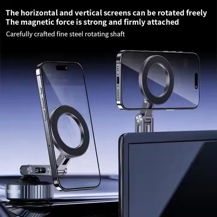 Car Phone Holder Vacuum Suction Foldable Phone Navigation Holder Car Magnetic Support Holder Universal Holder