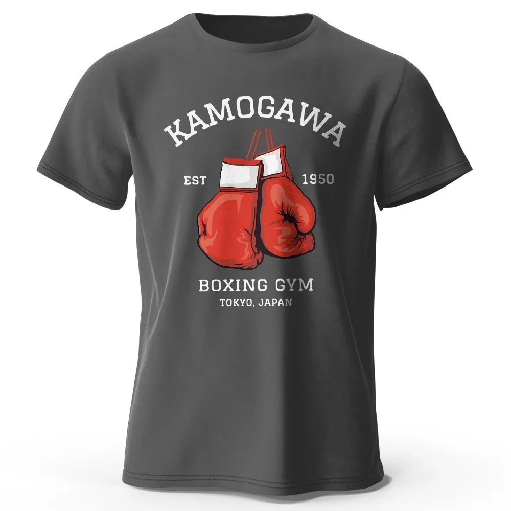 KBG Hajime No Ippo Printed Pure Cotton Vintage GYM Men's T-Shirt For Men Women Tops