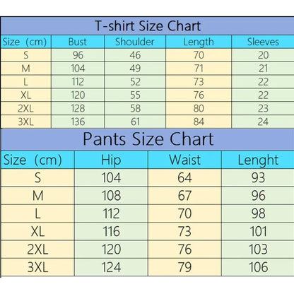 Casual Sportswear Tee and Sweatpants Comfortable Outdoor Home Wear T-shirts New in Mens Summer Tracksuit Two Piece Set