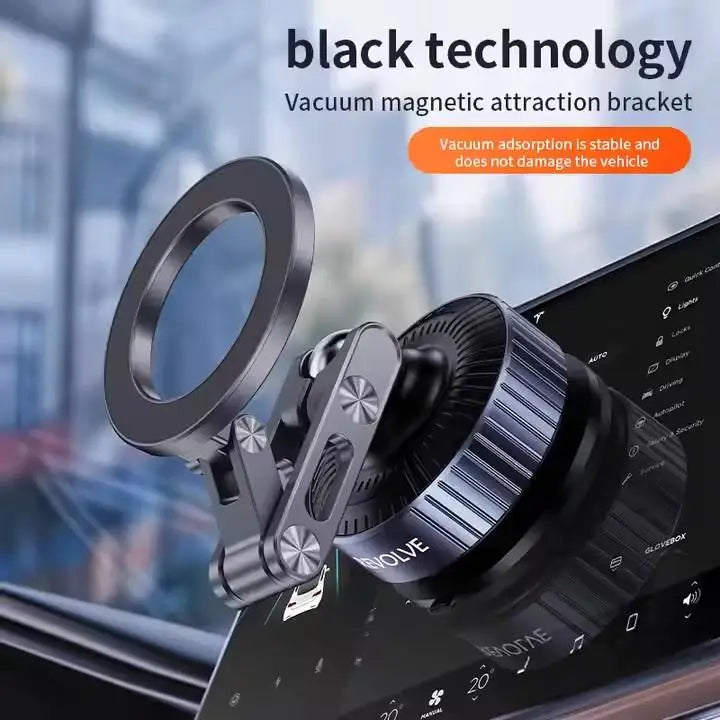 Car Phone Holder Vacuum Suction Foldable Phone Navigation Holder Car Magnetic Support Holder Universal Holder