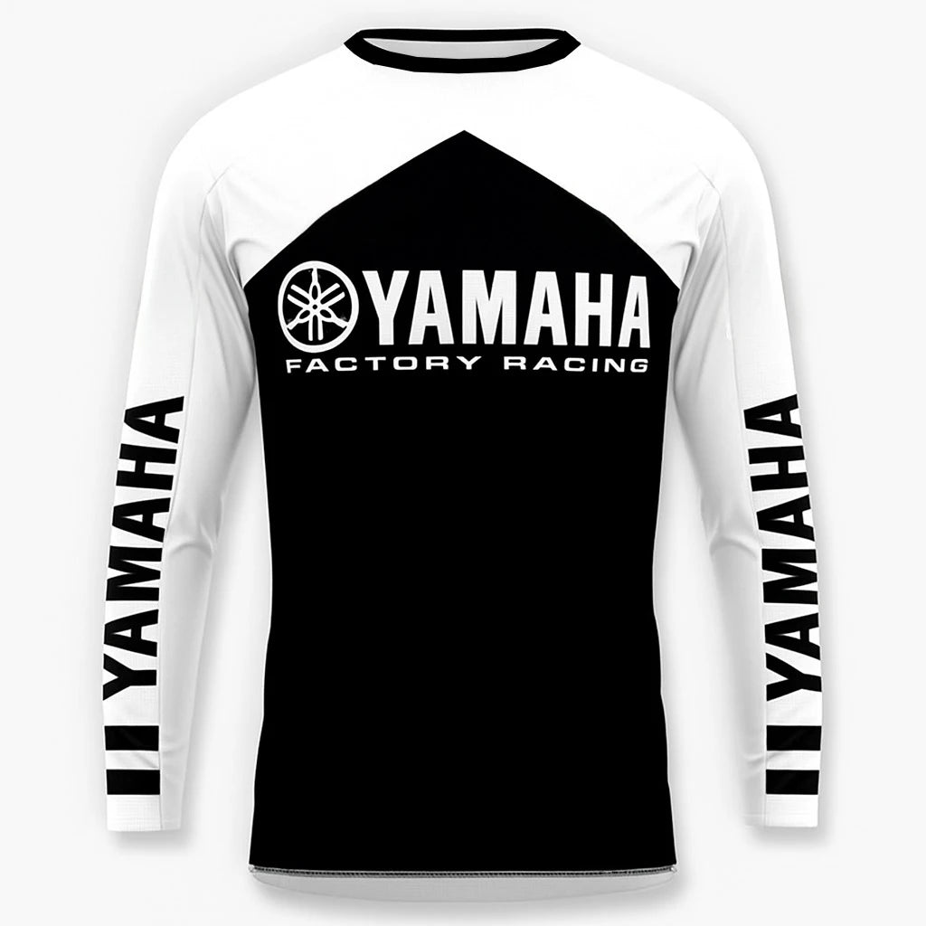 Yamaha New MXGP Super Motocross Racing Jersey Men And Women Oversized Breathable And Quick Drying Motorcycle Riding T-Shirt