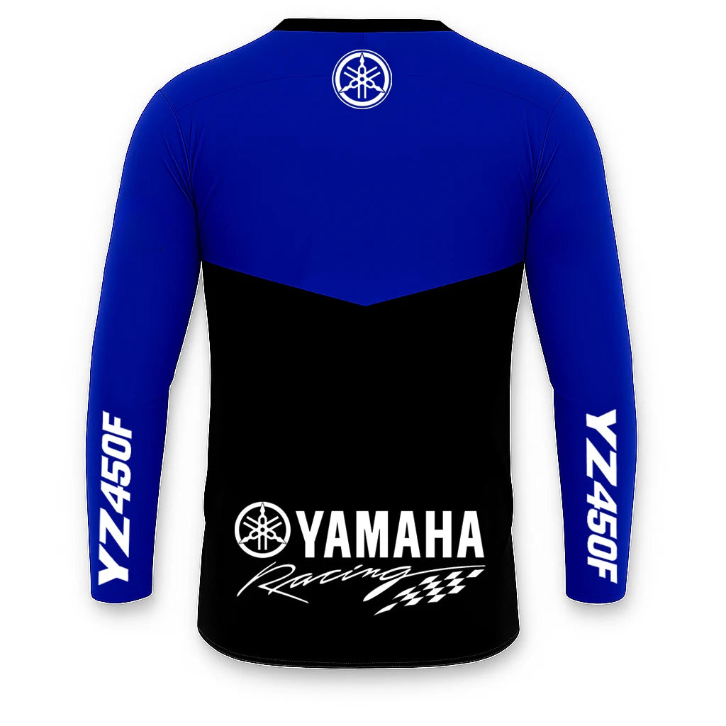 Yamaha New MXGP Super Motocross Racing Jersey Men And Women Oversized Breathable And Quick Drying Motorcycle Riding T-Shirt