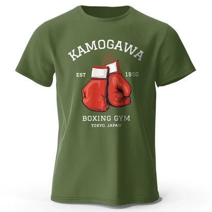 KBG Hajime No Ippo Printed Pure Cotton Vintage GYM Men's T-Shirt For Men Women Tops