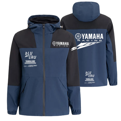 Yamaha Racing Jacket - Spring/Autumn Men's/Women's Lightweight Windproof and Waterproof Jacket - Outdoor Leisure and Sports Coat