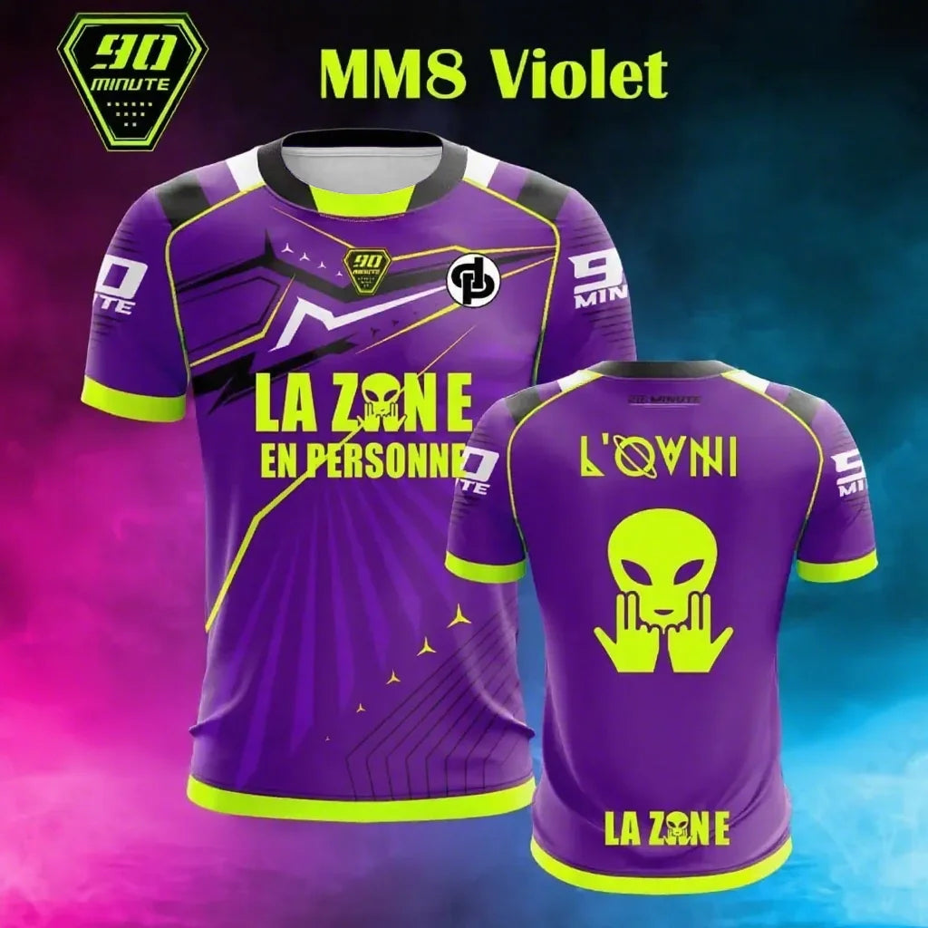 2025 New Summer Men's T-Shirt Maillot 90 Minute Toto & Ninetta Double Side Print Short Sleeve Oversize Breathable Quick Dry Tops