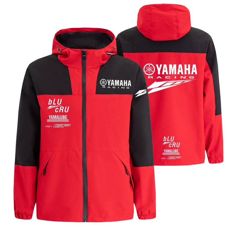Yamaha Racing Jacket - Spring/Autumn Men's/Women's Lightweight Windproof and Waterproof Jacket - Outdoor Leisure and Sports Coat