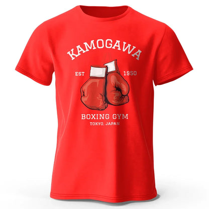 KBG Hajime No Ippo Printed Pure Cotton Vintage GYM Men's T-Shirt For Men Women Tops