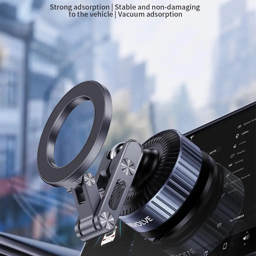 Car Phone Holder Vacuum Suction Foldable Phone Navigation Holder Car Magnetic Support Holder Universal Holder