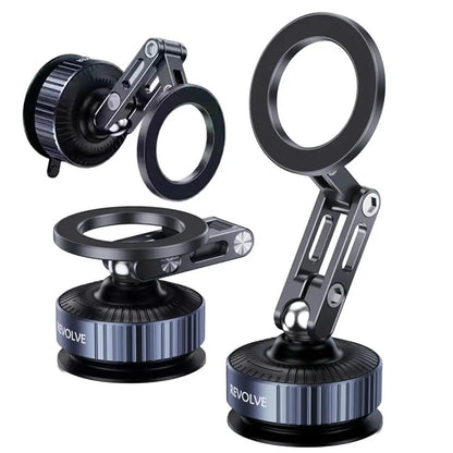 Car Phone Holder Vacuum Suction Foldable Phone Navigation Holder Car Magnetic Support Holder Universal Holder